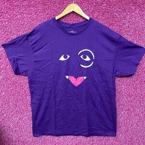 Sesame Street The Count Face Purple T-Shirt XL